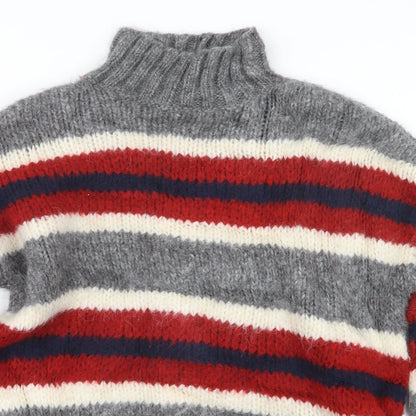 Primark Womens Grey  Knit Pullover Jumper Size 4