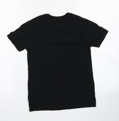 Primark Boys Black   Basic T-Shirt Size S  - Fortnite