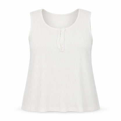 Bonmarché Womens White Basic Tank Size M