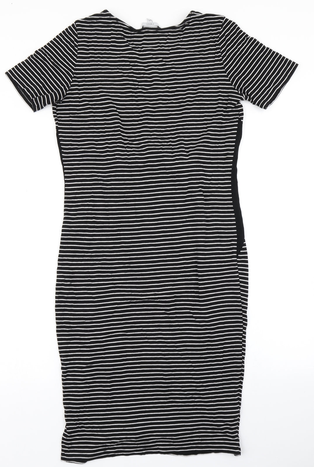 NEXT Womens Black Striped  A-Line  Size 10