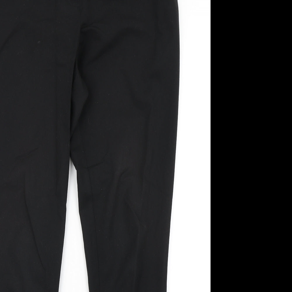 Womens UK Size 10 NEXT Regular Fit Dress Pants Black Trousers