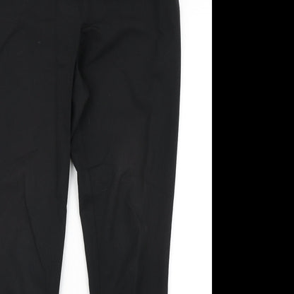 Womens UK Size 10 NEXT Regular Fit Dress Pants Black Trousers