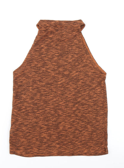 Topshop Womens Brown   Basic Tank Size 8