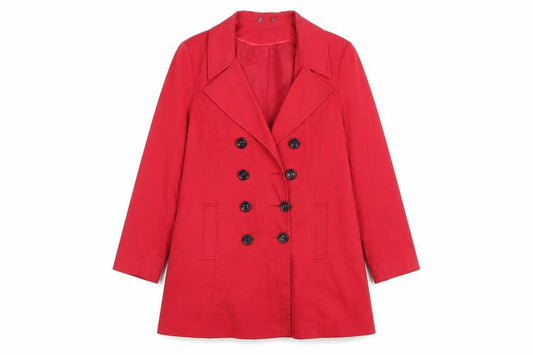 South Womens Red   Overcoat Coat Size 14