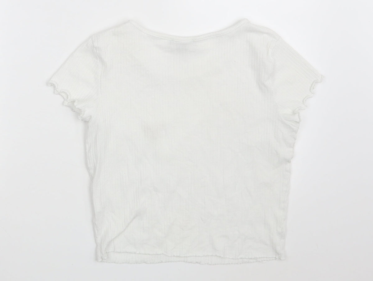 Primark Womens White   Pullover Sweatshirt Size 14