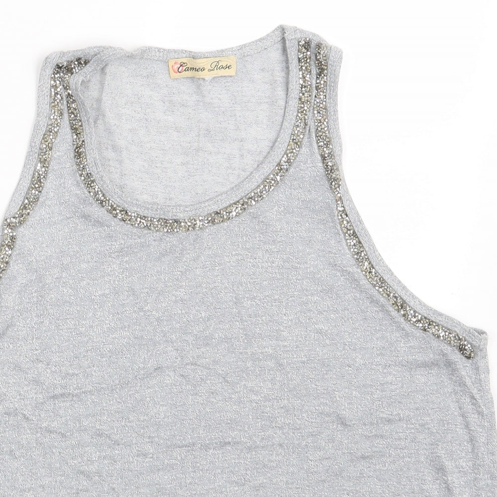 cameo Rose Womens Grey   Basic Tank Size 16