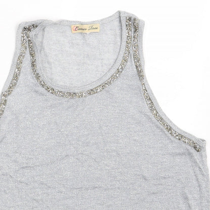 cameo Rose Womens Grey   Basic Tank Size 16