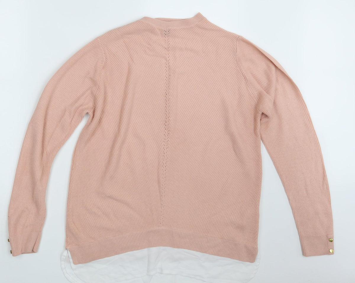 Womens UK Size 14 Dorothy Perkins Pink Pullover Jumper