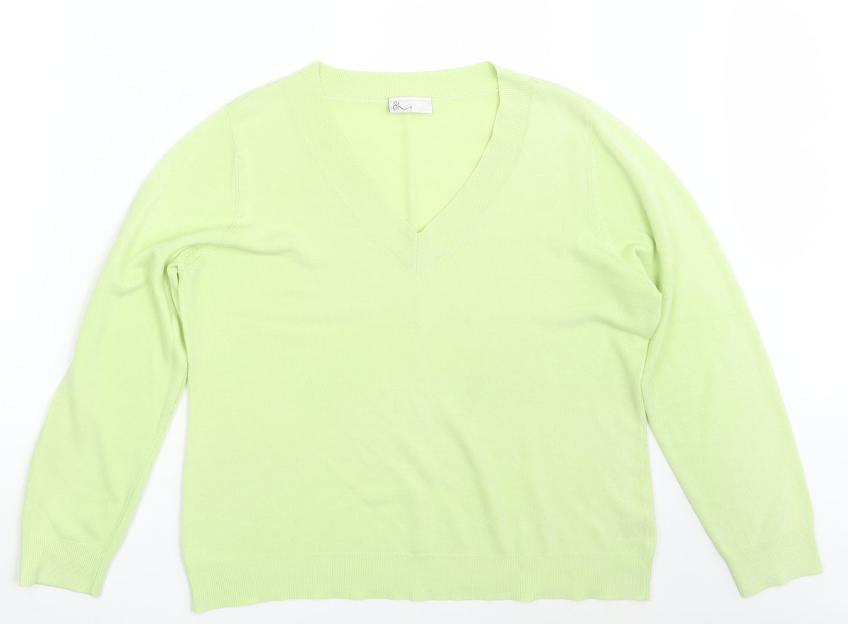 BHS Womens Green   Pullover Sweatshirt Size 20
