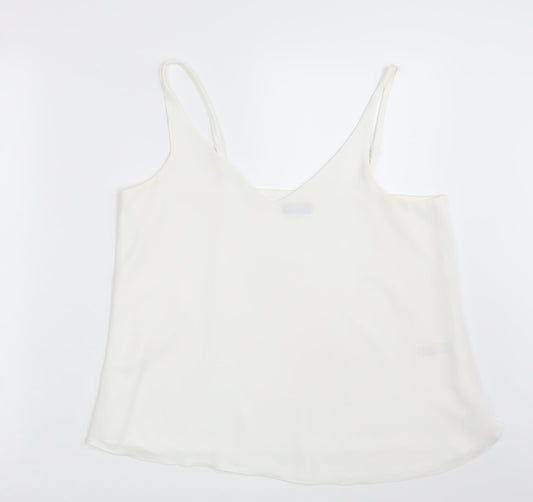 F&F Womens Ivory   Basic Tank Size 12