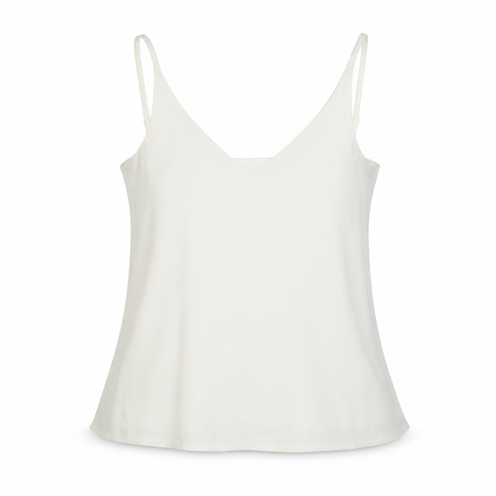 Womens UK Size 12 F&F Ivory Basic Tank