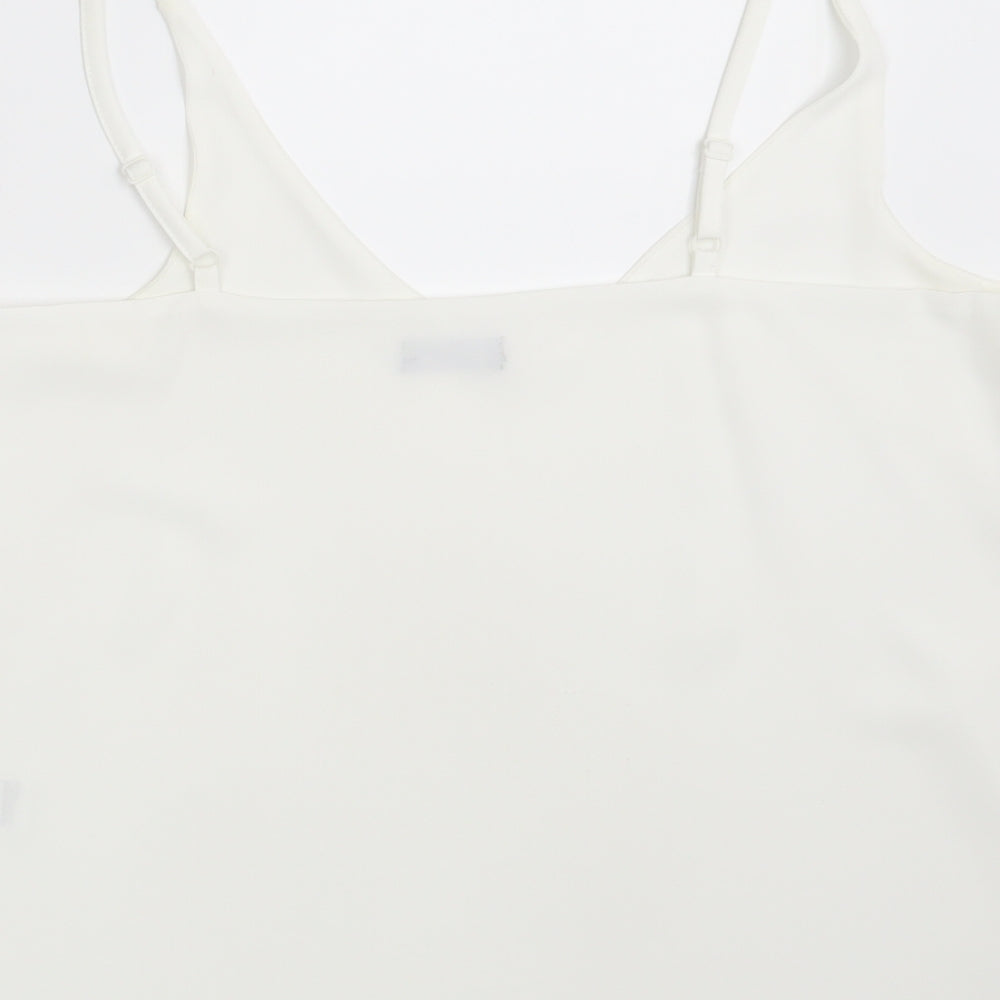 F&F Womens Ivory   Basic Tank Size 12