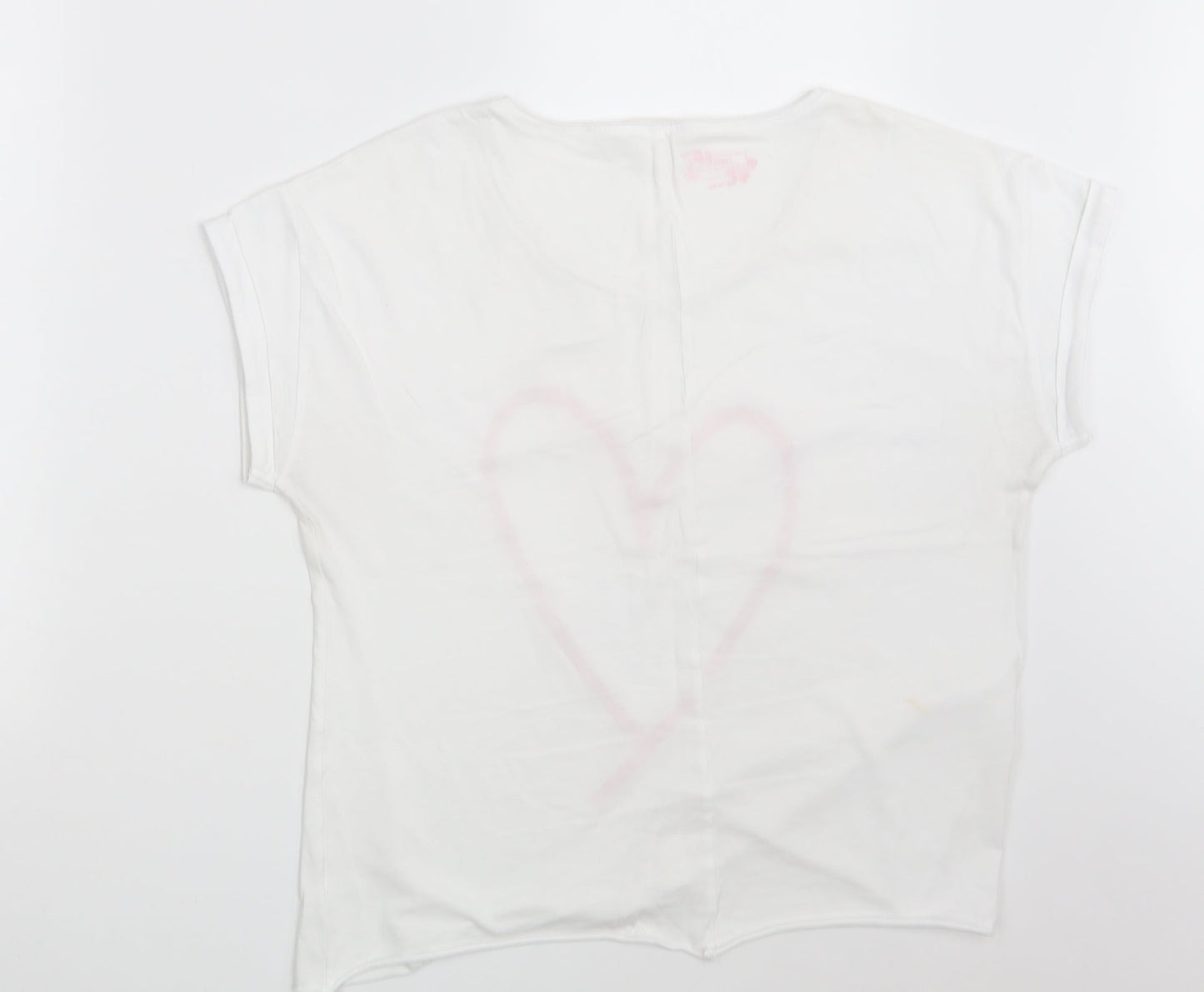 Womens UK Size M NEXT White Basic T-Shirt