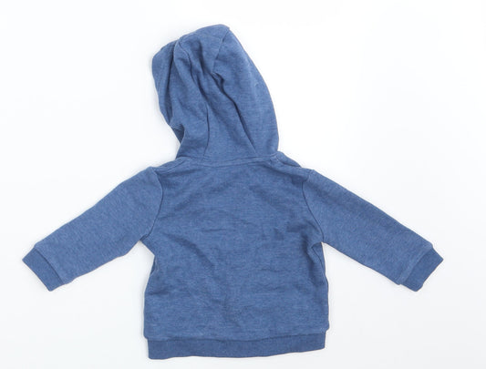F&F Boys Blue   Full Zip Jumper Size 3-6 Months