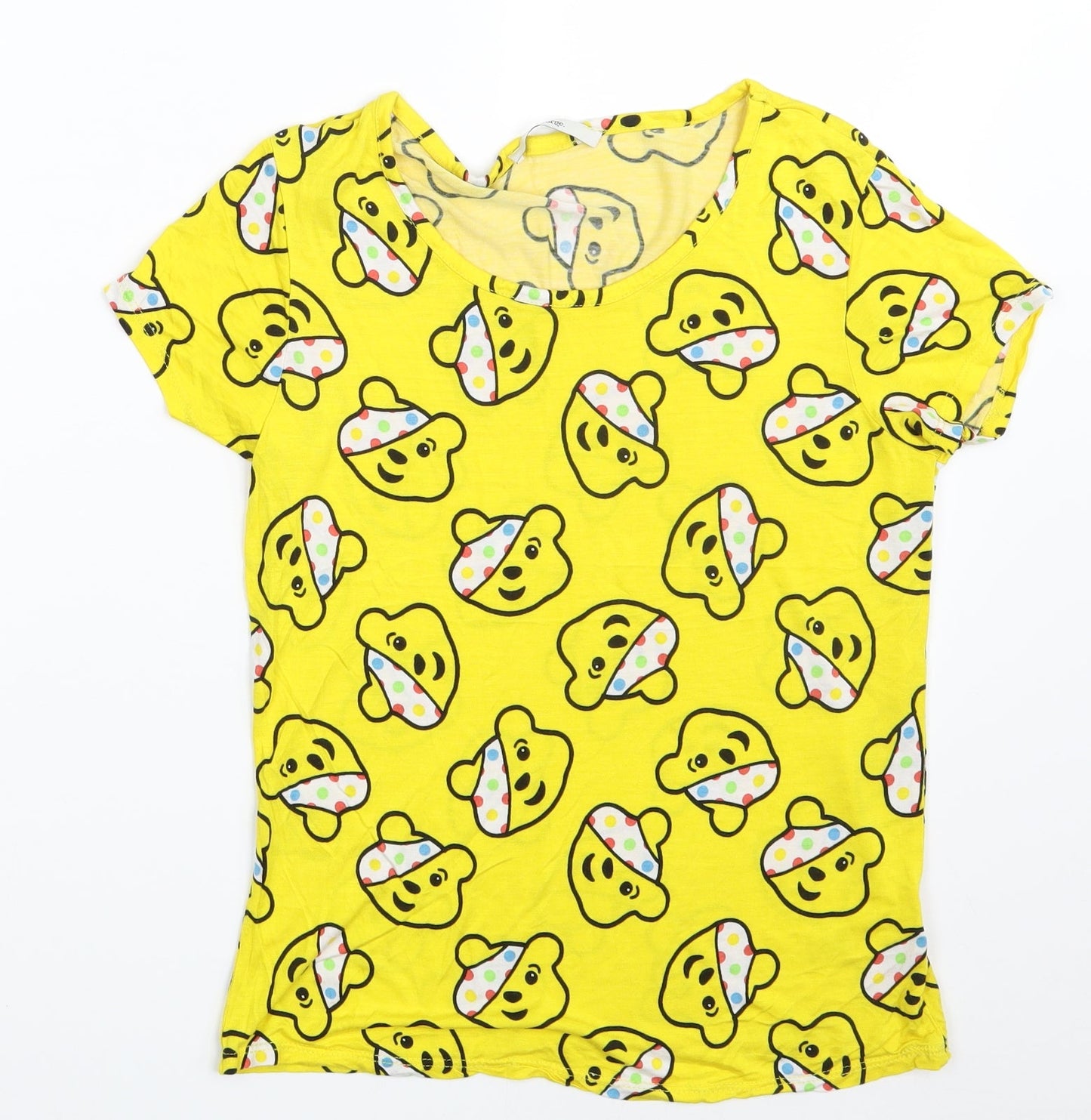 George Womens Yellow   Basic T-Shirt Size S