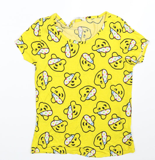 George Womens Yellow   Basic T-Shirt Size S