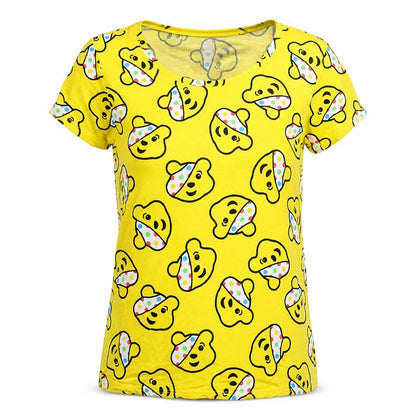 Womens UK Size S George Yellow Basic T-Shirt
