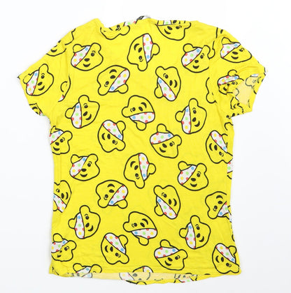 George Womens Yellow   Basic T-Shirt Size S