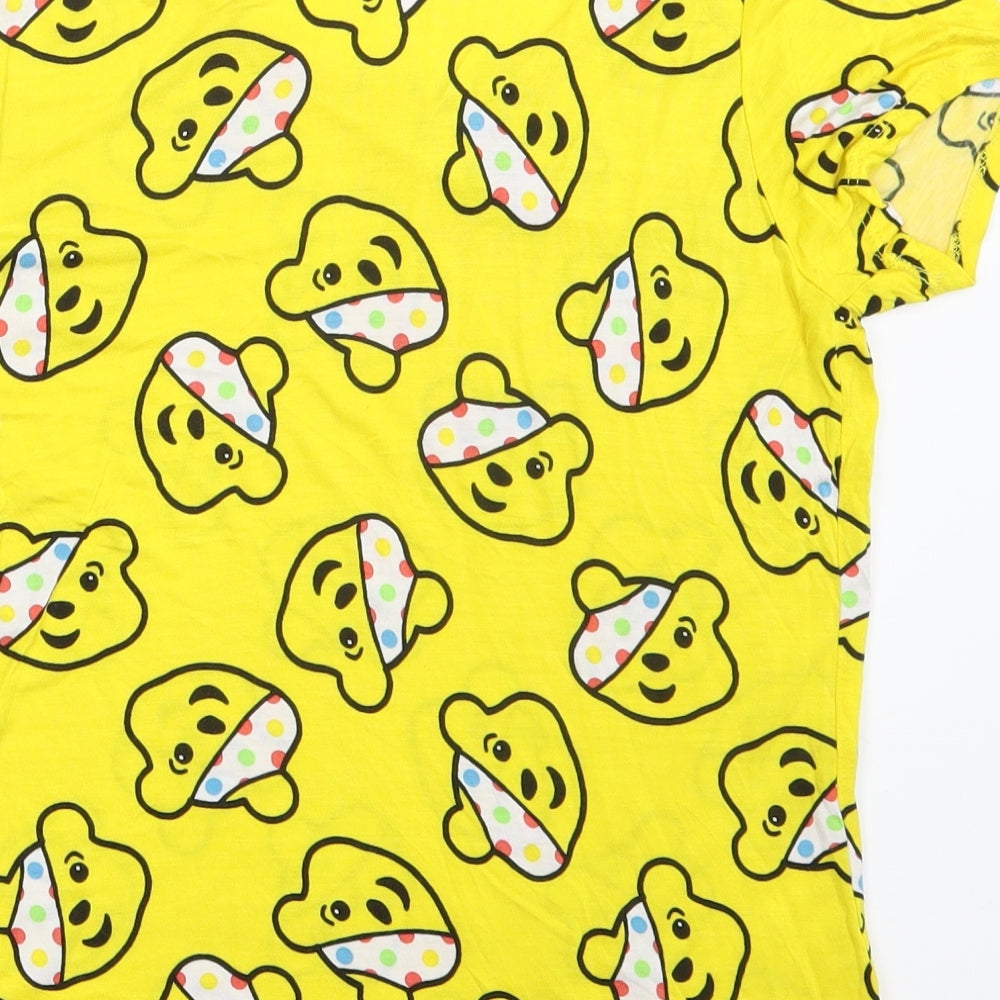 George Womens Yellow   Basic T-Shirt Size S