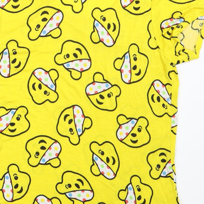 George Womens Yellow   Basic T-Shirt Size S