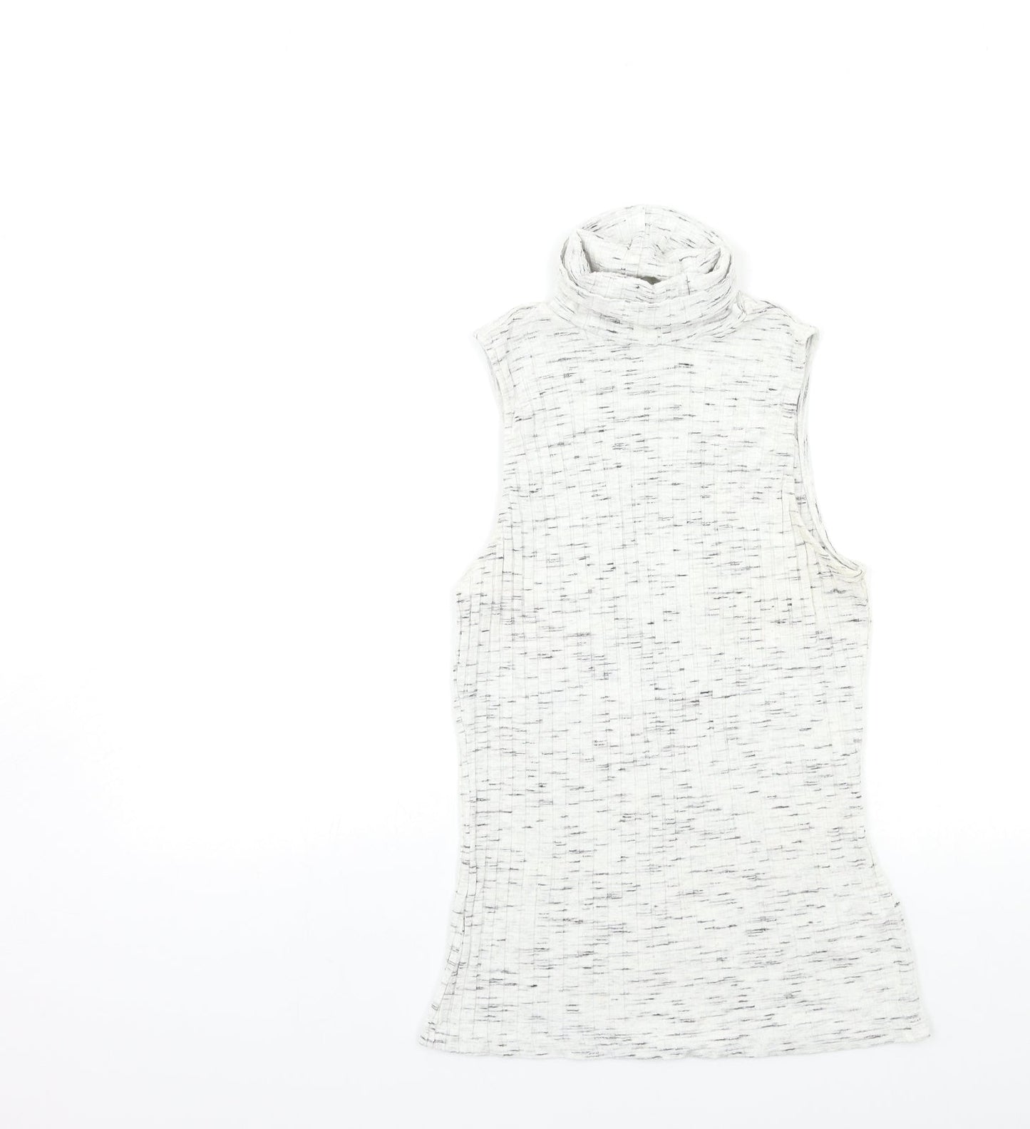 Womens UK Size S H&M Grey Basic Tank