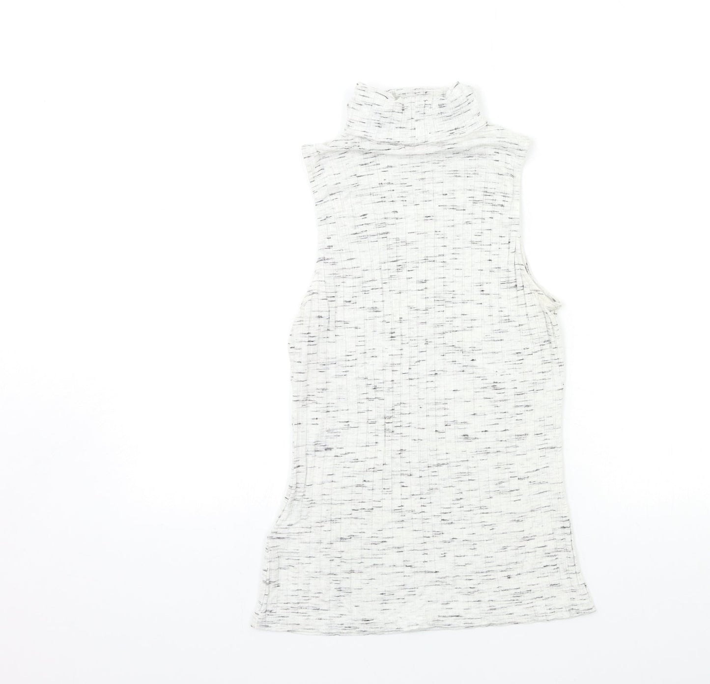 Womens UK Size S H&M Grey Basic Tank