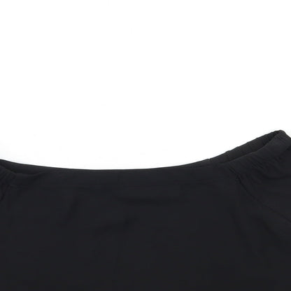 Womens UK Size 8 New Look Black Basic Blouse