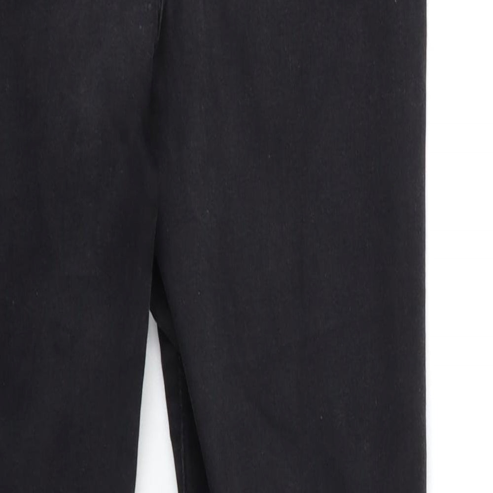 Denim & Co. Womens Black  Denim Skinny Jeans Size 14 L30 in