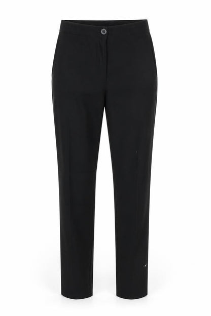 Womens UK Size 10 Preworn Regular Fit  Black Trousers