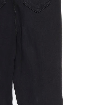 PRETTYLITTLETHING Womens Black  Denim Skinny Jeans Size 10 L29 in