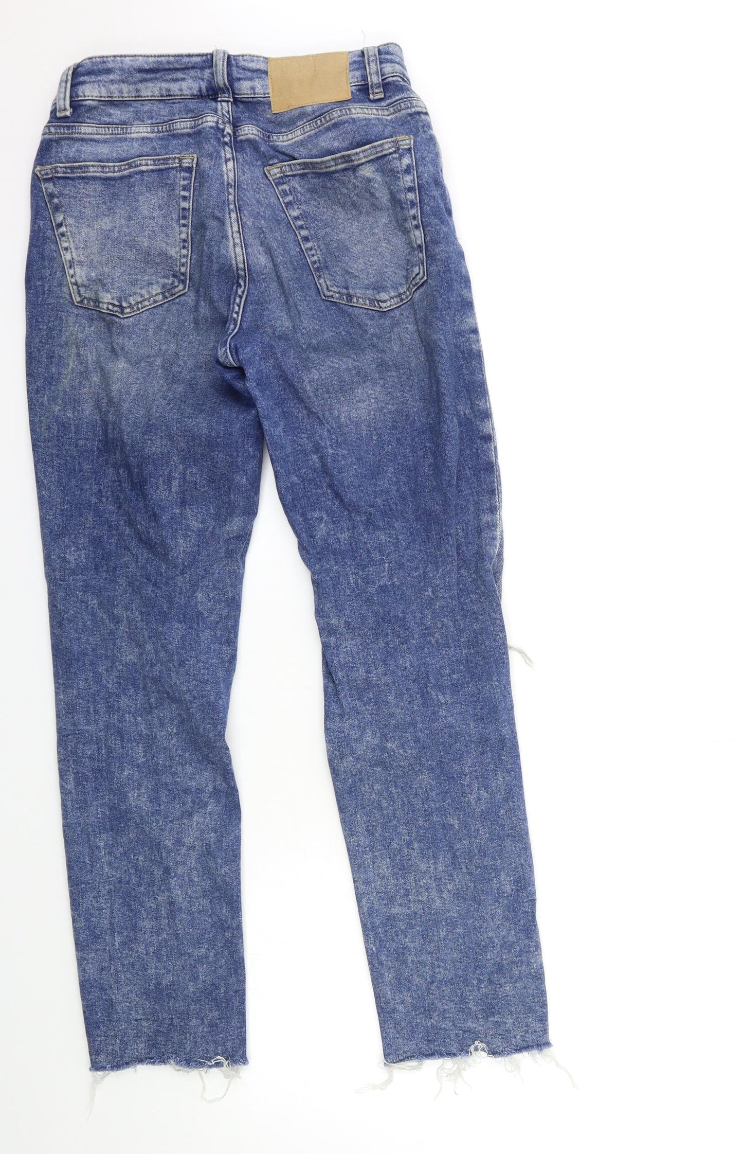 Womens UK Size 8 H&M Regular Fit Skinny Blue Jeans