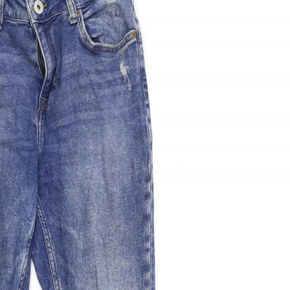 Womens UK Size 8 H&M Regular Fit Skinny Blue Jeans