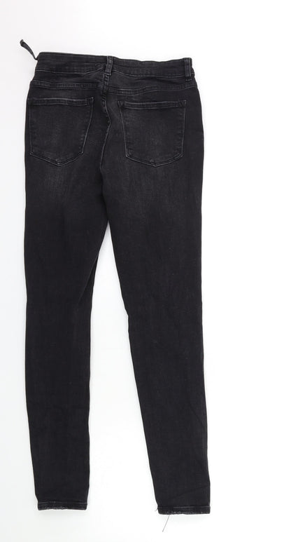 Denim & Co. Womens Black  Denim Skinny Jeans Size 10 L27 in