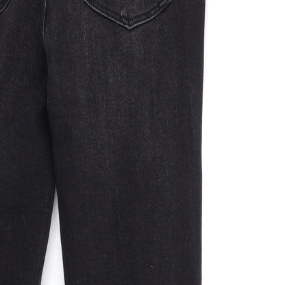 Denim & Co. Womens Black  Denim Skinny Jeans Size 10 L27 in