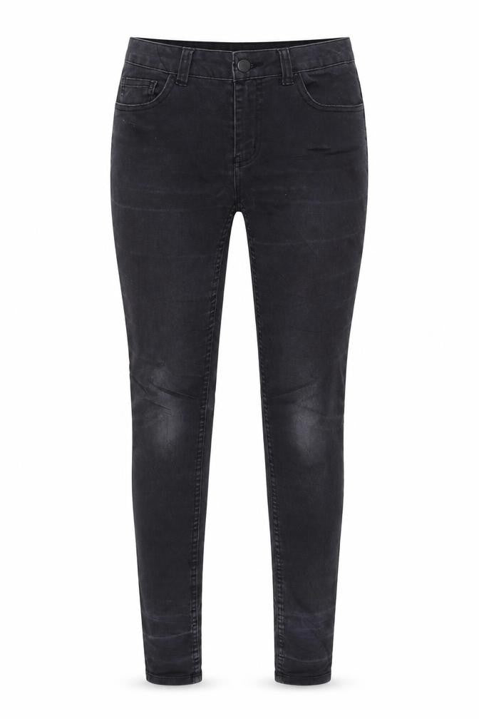 Womens UK Size M Pieces Regular Fit Skinny Black Jeans