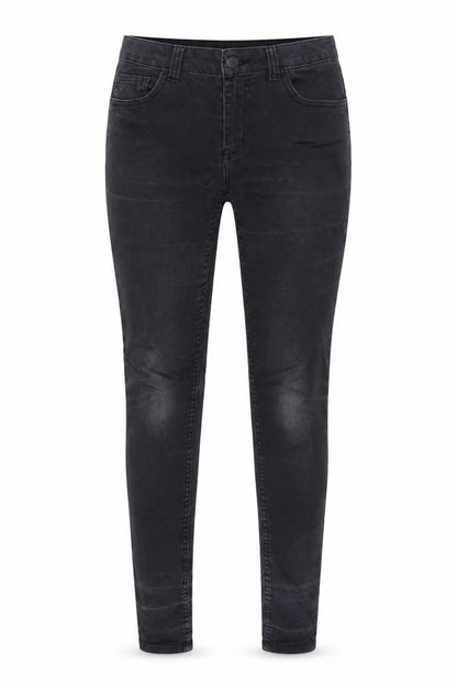Womens UK Size M Pieces Regular Fit Skinny Black Jeans