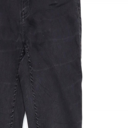 Womens UK Size M Pieces Regular Fit Skinny Black Jeans