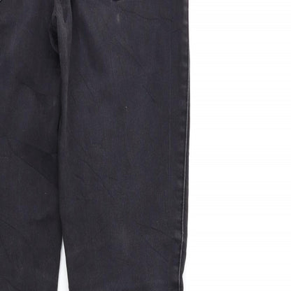 Womens UK Size M Pieces Regular Fit Skinny Black Jeans