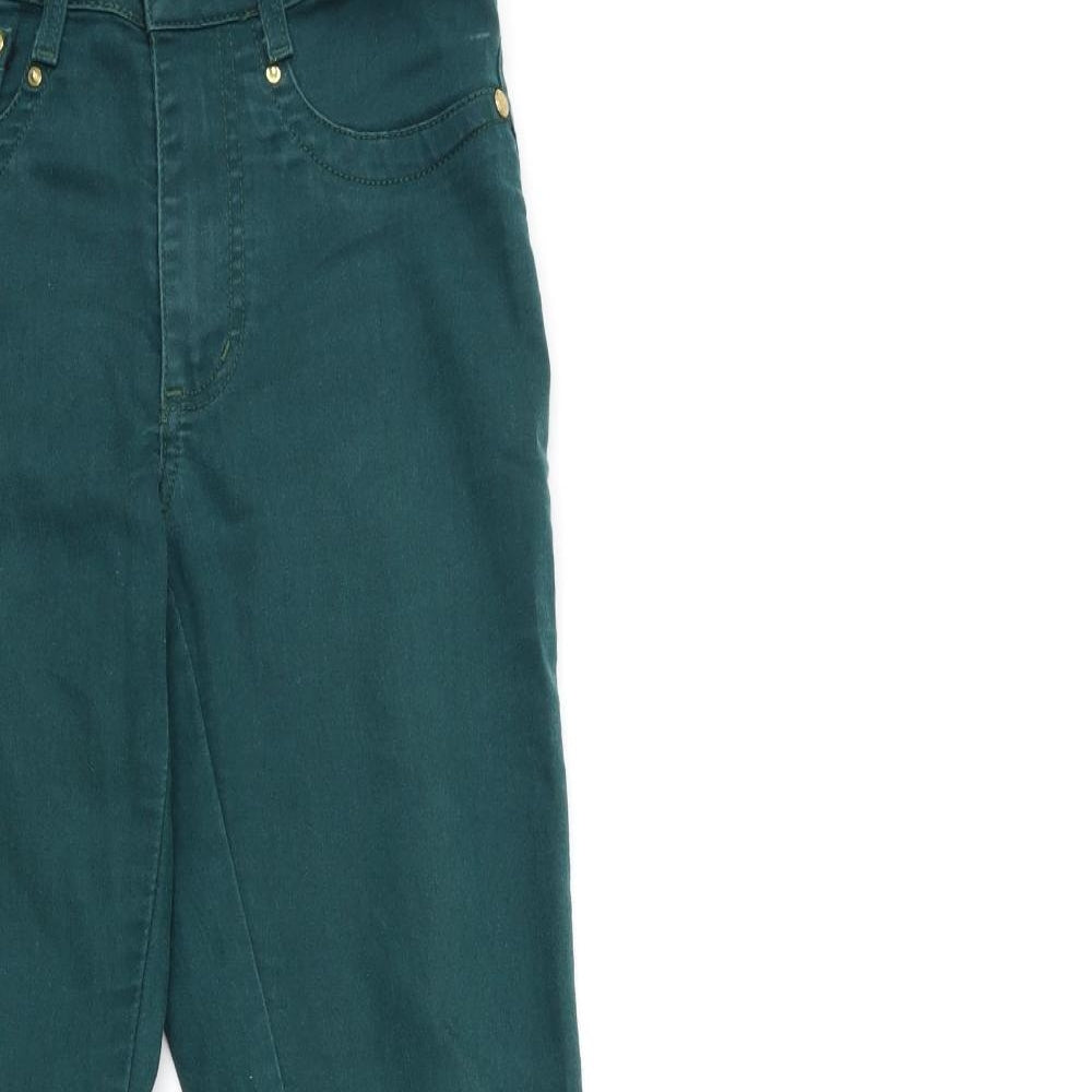 canal de  Womens Green  Denim Skinny Jeans Size 8 L31 in