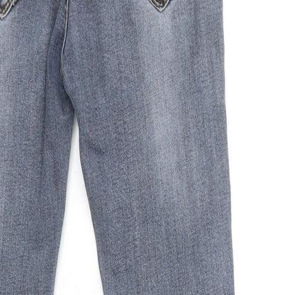 Womens UK Size 23 in Preworn Regular Fit Skinny Beige Jeans