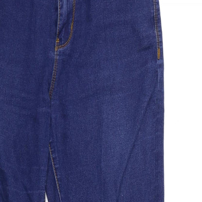 Denim & Co. Womens Blue  Denim Skinny Jeans Size 10 L25 in