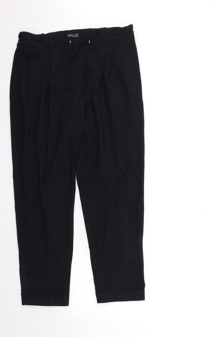 Womens UK Size 14 Marks and Spencer Regular Fit  Black Trousers