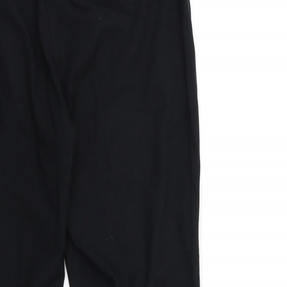 Womens UK Size 14 Marks and Spencer Regular Fit  Black Trousers