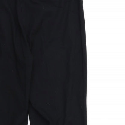 Womens UK Size 14 Marks and Spencer Regular Fit  Black Trousers