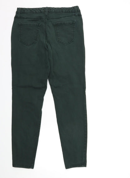 Bandolino Womens Green  Denim Skinny Jeans Size 10 L29 in