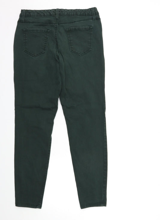 Bandolino Womens Green  Denim Skinny Jeans Size 10 L29 in