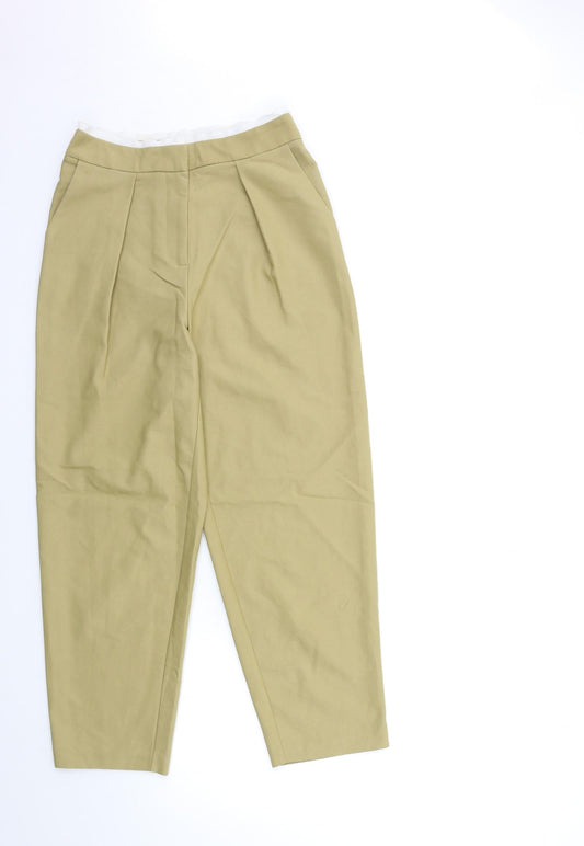 Womens UK Size 6 Topshop Regular Fit  Beige Trousers