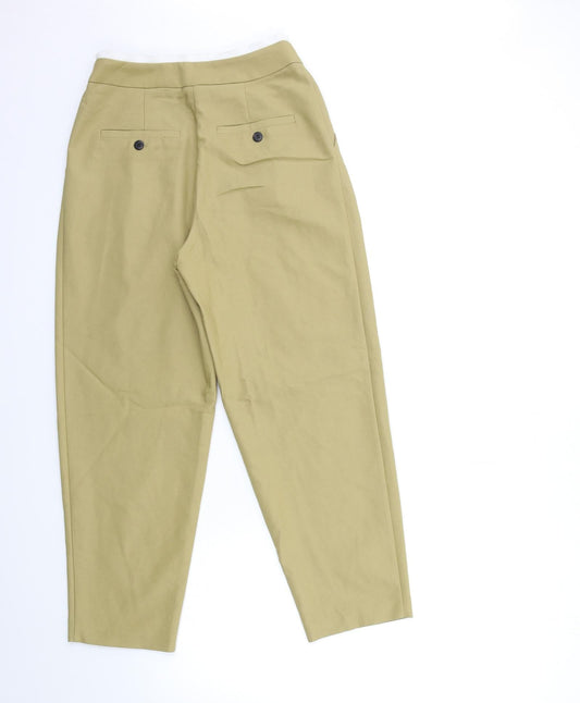 Womens UK Size 6 Topshop Regular Fit  Beige Trousers