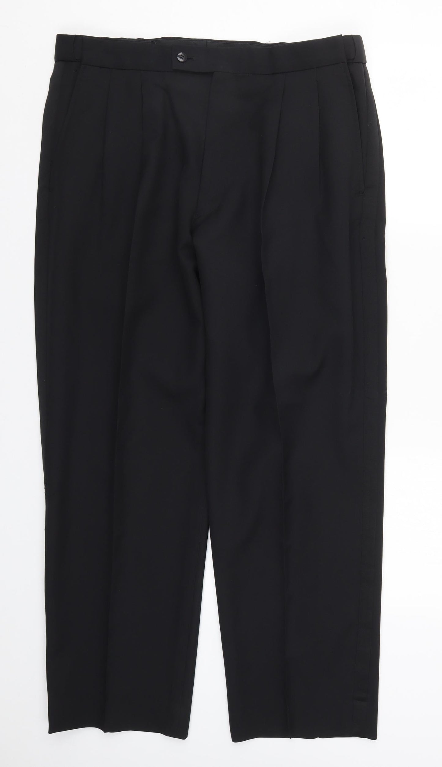 Midtown man N.Y Mens Black   Trousers  Size 36 L29 in