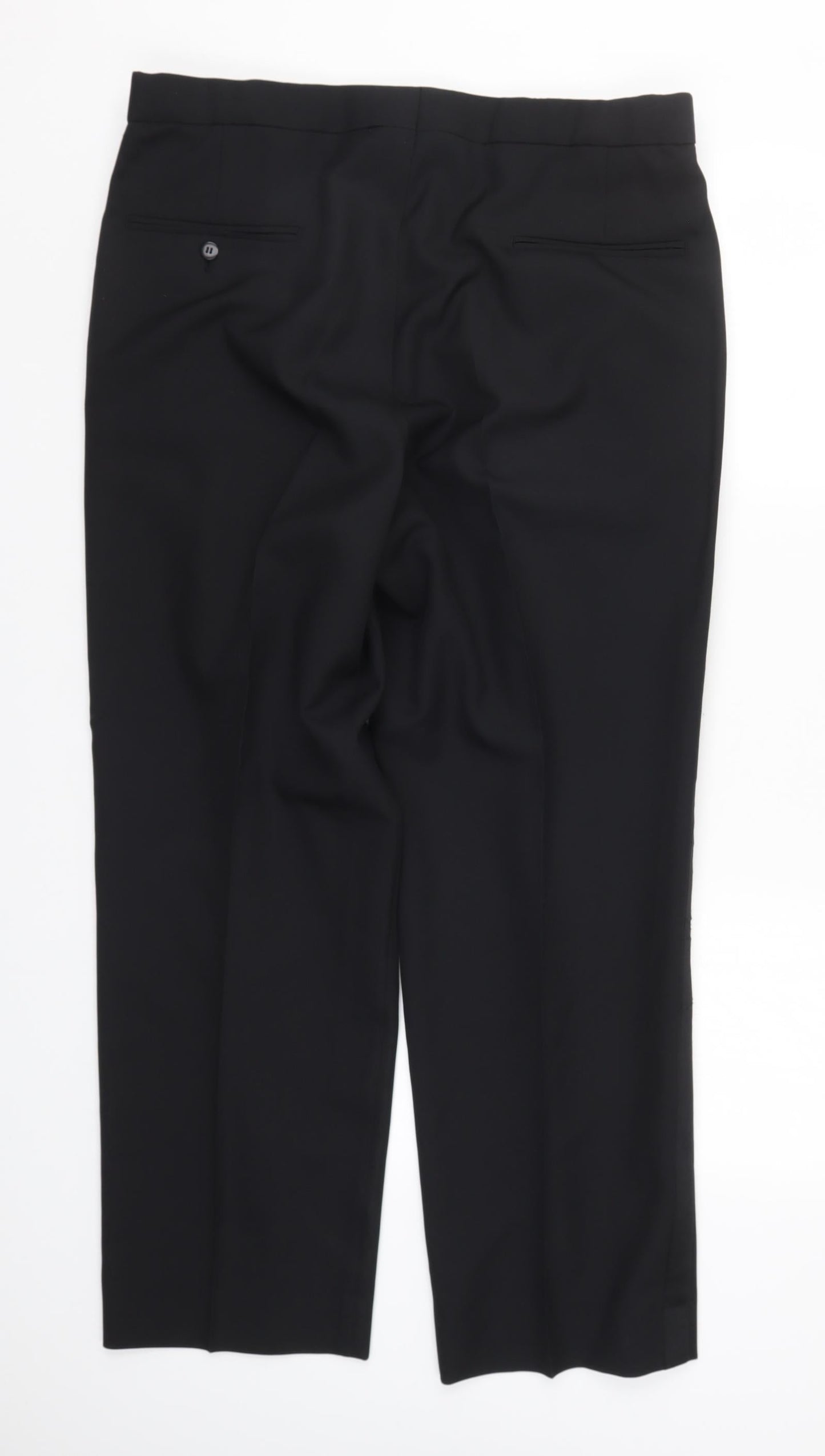 Midtown man N.Y Mens Black   Trousers  Size 36 L29 in